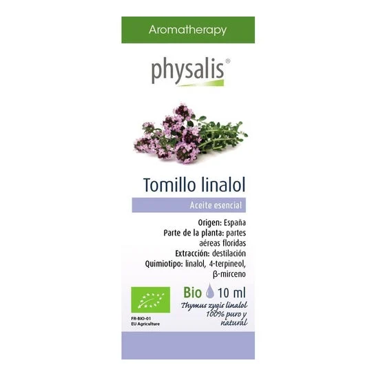 Physalis Olio essenziale di timo linalolo Bio 10ml