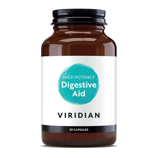 Viridian aiuto digestivo ad alta potenza 30 capsule