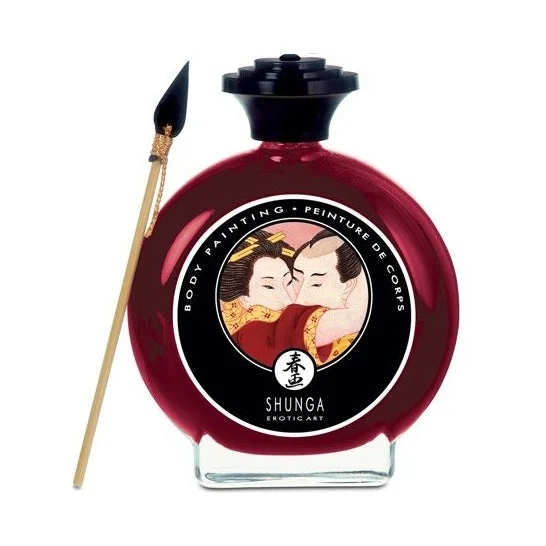 Shunga Strawberries & Champagne Body Paint