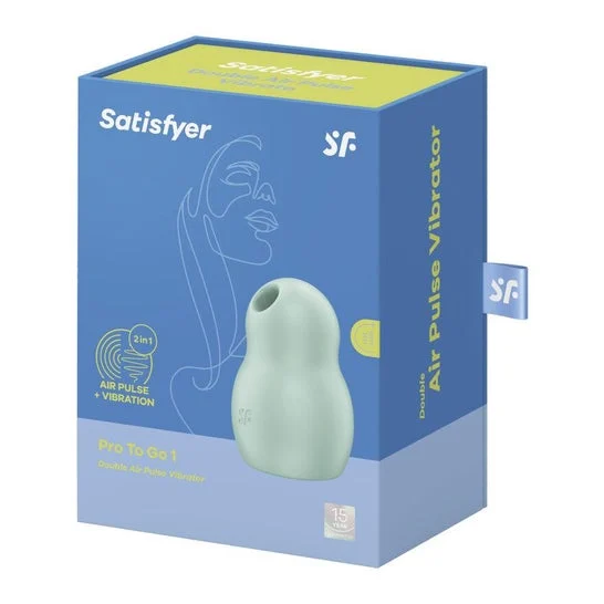 Satisfyer Pro To Go 1 Stimolatore e Vibratore Verde 1 Unità