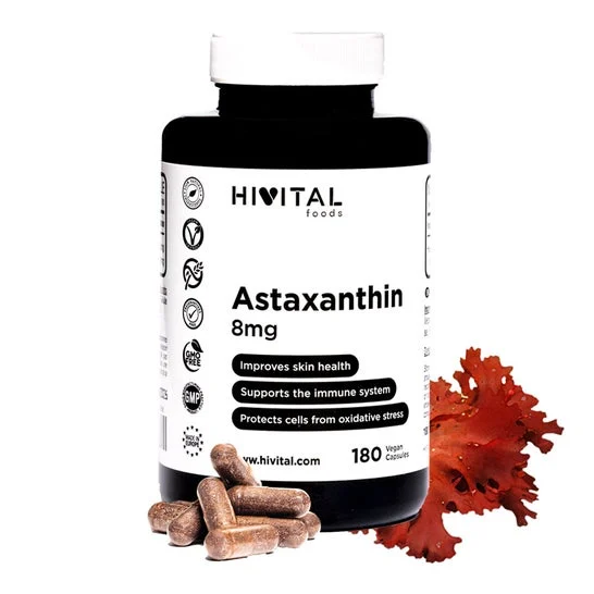 HIVITAL Astaxantina pura 8 mg 180 cáps