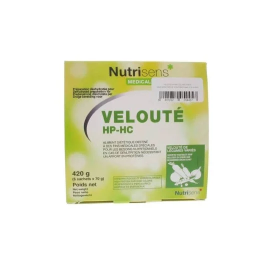 Nutrisens Médical Velouté Hp Hc Hp Légumes Variés 6x70g