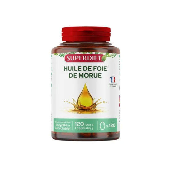 Superdiet Aceite de Hígado de Bacalao 120caps