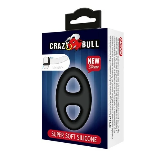 Crazy Bull Super Soft Double Silicone Ring 1 pezzo