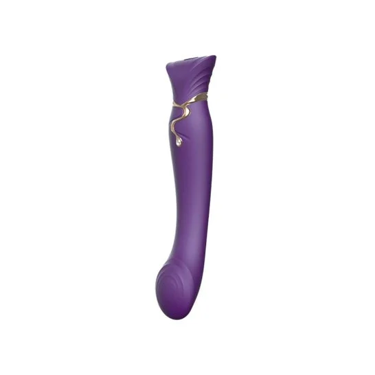 Zolo Queen G-Spot Pulse Wave Vibe Morado 1ud