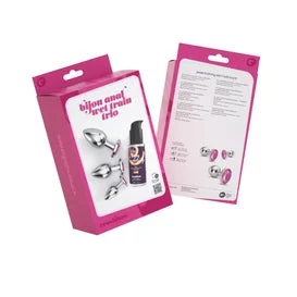 Crushious Set Bijou Anal Wet Train Trio Rosa