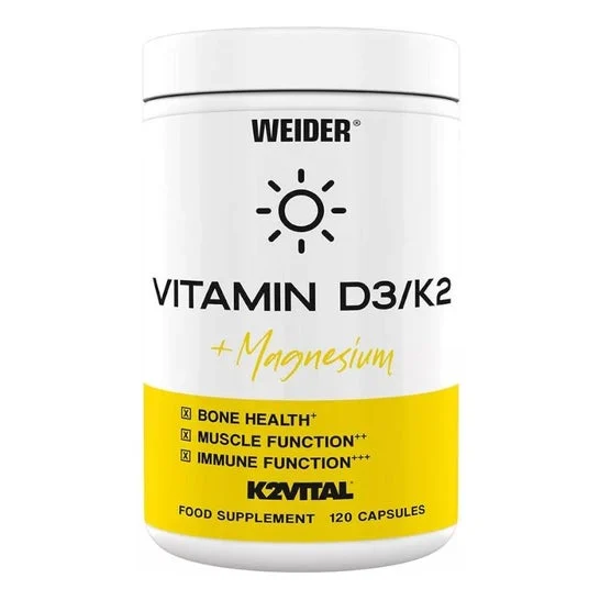 Weider Vitamin D3/K2 + Magnesium 120caps