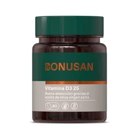 Bonusan Vitamina D3 25 Mcg/1000 U 90 Caps