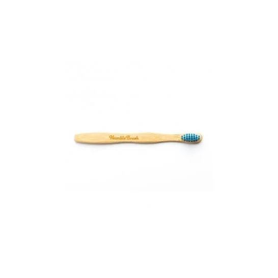 Spazzolino da denti ultra morbido per bambini in bambù blu