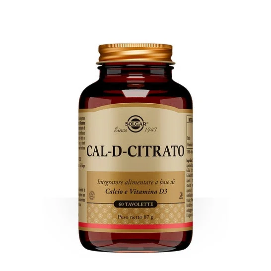 Solgar Cal-D Citrato 60 tavolette