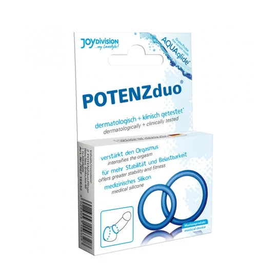 Joydivision Potenz Duo Anelli Blu Piccoli Peni S 1 UnitÃ
