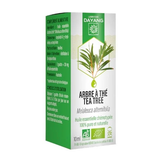 Olio essenziale organico dell'albero del tè Dayang 10ml
