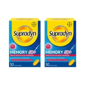 Supradyn Memory 50+ 2x30 comprimidos