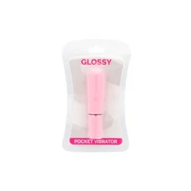 Vibratore tascabile lucido rosa