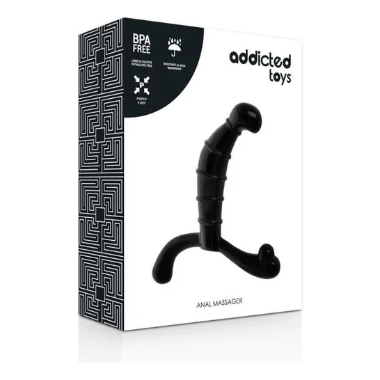 Addicted Toys Prostate Anal Pleasure Nero 1 pezzo