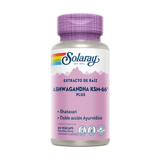 Solaray Ksm66 Plus Ashwagandha 60 Vegcaps