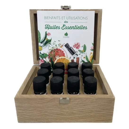 Voshuiles Beneficios Cofre Aceites Esenciales Bio 12x10 ml