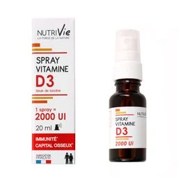 Nutrivie Spray Vitamina D3 2000 Ui 20ml