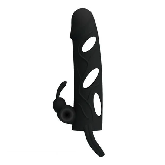 Pretty Love Silicone Sleeve con vibrazione 14cm 1pc