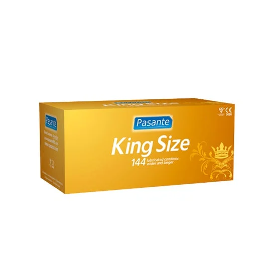 Pasante Preservativo King Più Lunghi e Più Larghi 144 Unità