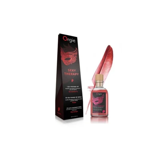 Kit per il massaggio delle labbra alla fragola di Orgie