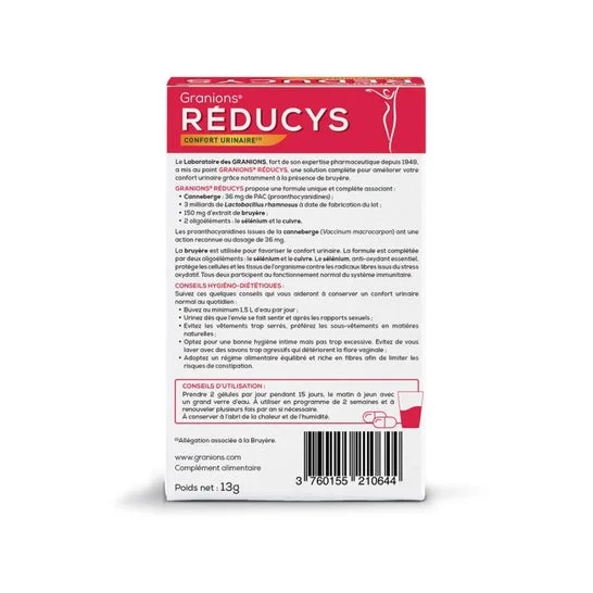 Granions Réducys Comfort urinario 30 capsule