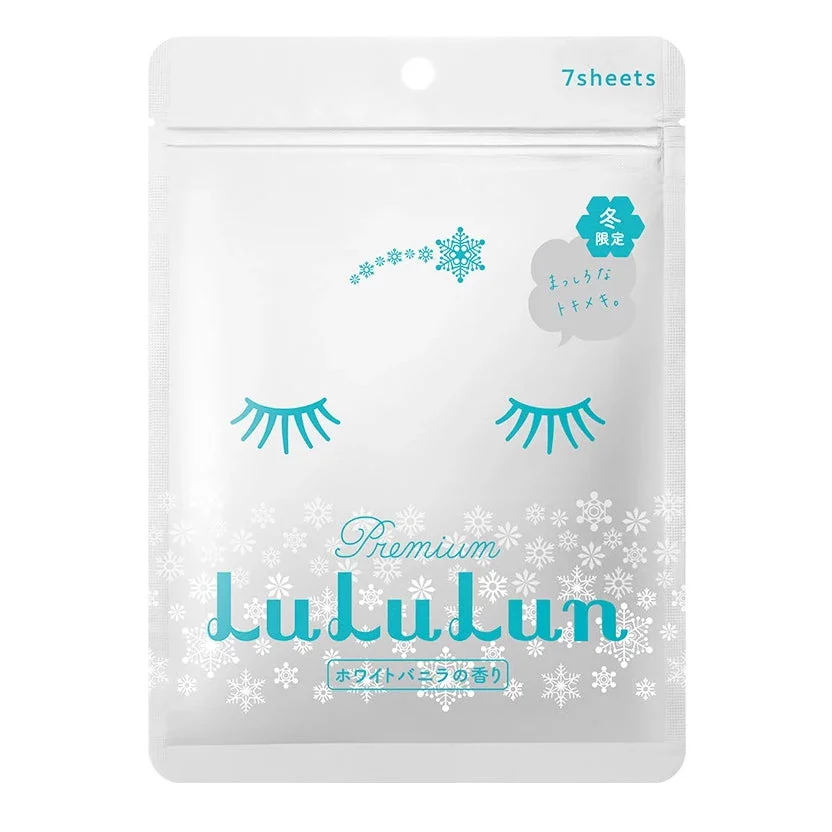 Maschera per il viso in edizione limitata 7 pezzi (neve invernale)