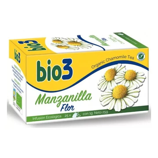 Bio3 fiore fiore camomilla infusione fiore 25 filtri