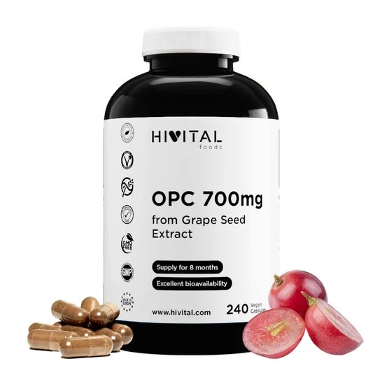 HIVITAL OPC Extracto de semilla de uva 700 mg 240 cáps