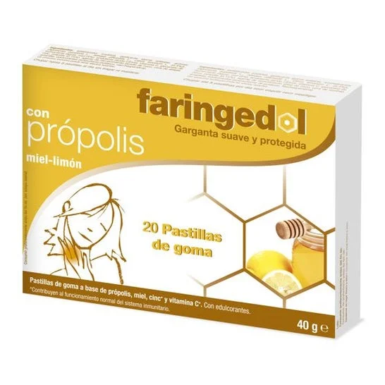 Faringedol miele e limone 20 pastiglie gommose