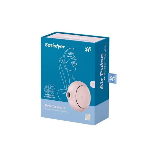 Satisfyer Pro To Go 3 Stimulator And Dual Vibrator Pink 1ud