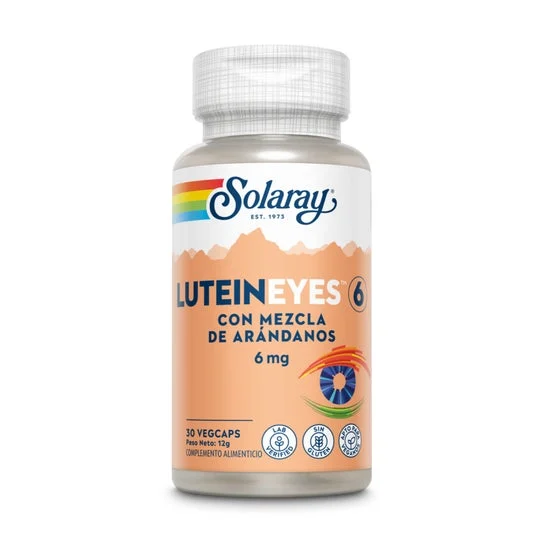 Occhi di luteina Solaray 6 Mg 30 Tappi