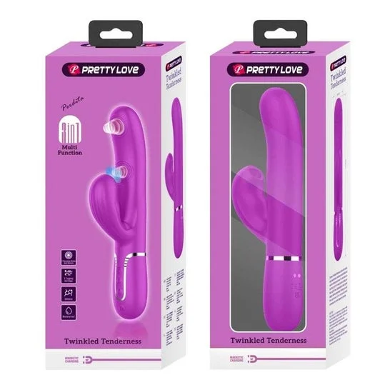 Pretty Love Perlita Vibrador Punto G 3 en 1 Multifunción Vioeta 1ud
