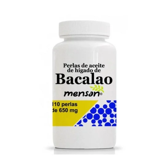 Mensan Aceite Hígado de Bacalao 650mg 110 Perlas