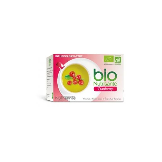 Infusione Nutrisant Bio Cranberry 20 bustine di Nutrisant Infusion Bio Cranberry