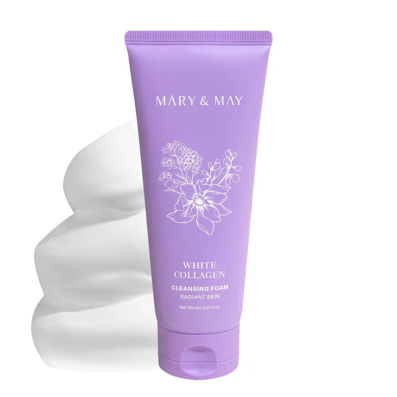 Schiuma detergente al collagene bianco 150 ml