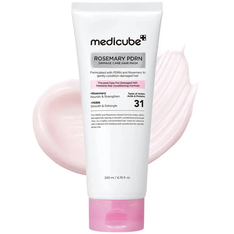 Maschera per capelli danneggiati al rosmarino PDRN 200 ml