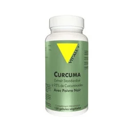 Vit'All+ Curcuma 220mg avec Poivre Noir 120 Gélules