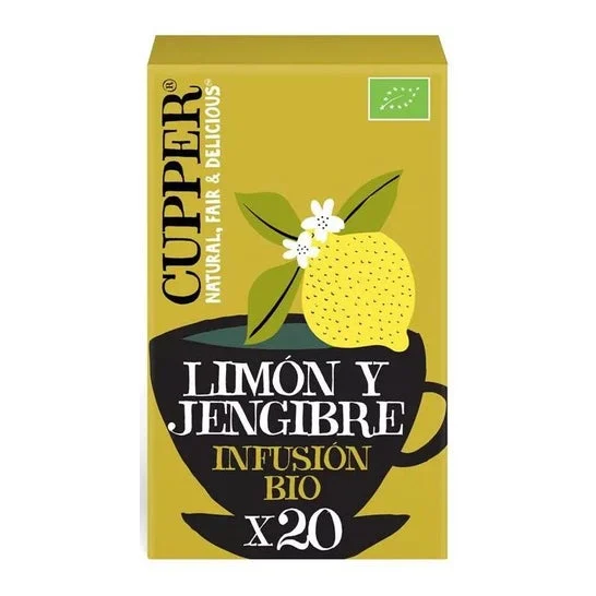 Infuso Cupper Limone e Zenzero Bio 50g