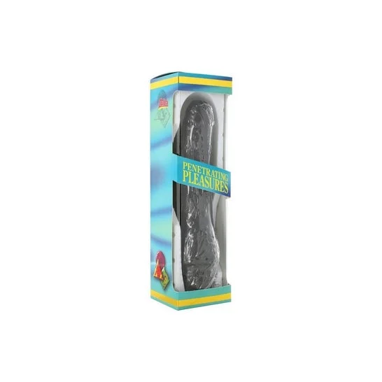 Seven Creations Vinyl P Shape Vibrator Nero 1pc