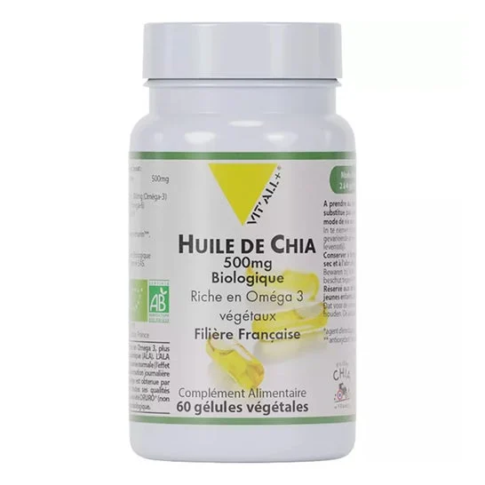 Vit'All+ Olio di Chia 500mg 60caps