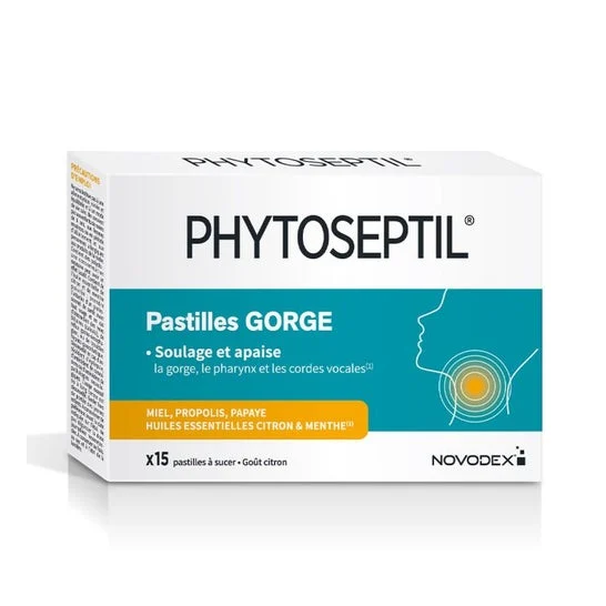 Nutreov Phytoseptil Pastillas Garganta 15comp
