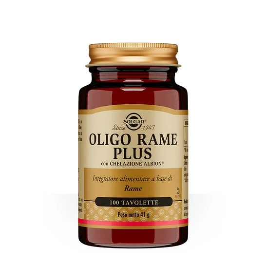 Solgar Oligo Rame Plus 100 tavolette