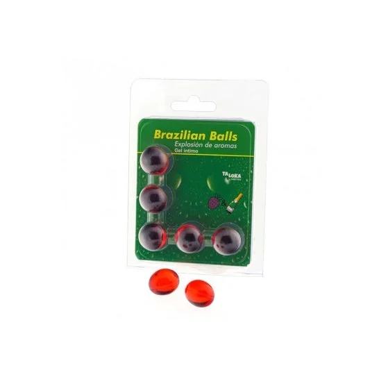 Diverty Sex Taloka Brazilian Balls Intimate Gel Strawberry & Champagne 5uds