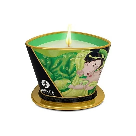 Shunga Candela Massaggio Tè Verde 170ml