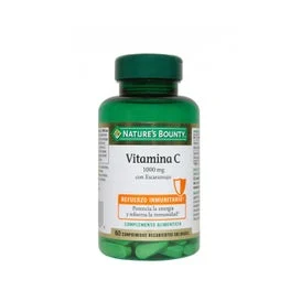 Vitamina C 1000mg di Nature's Bounty con Rosa Canina 60caps