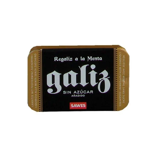 Sawes regaliz sin azúcar caja 20g