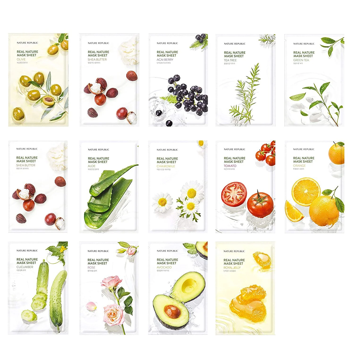 Foglio di maschera della natura reale