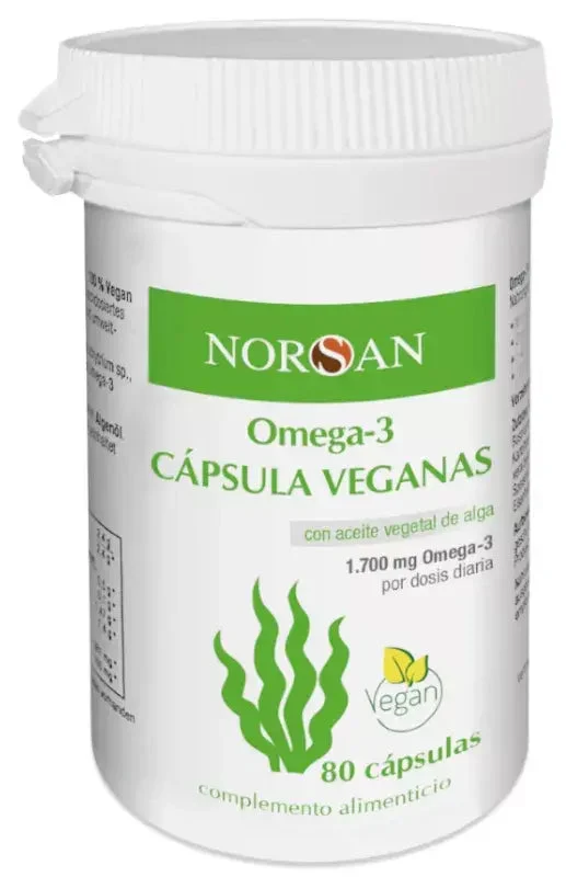Norsan Omega 3 Vegano Olio Di Alghe 80 Capsule