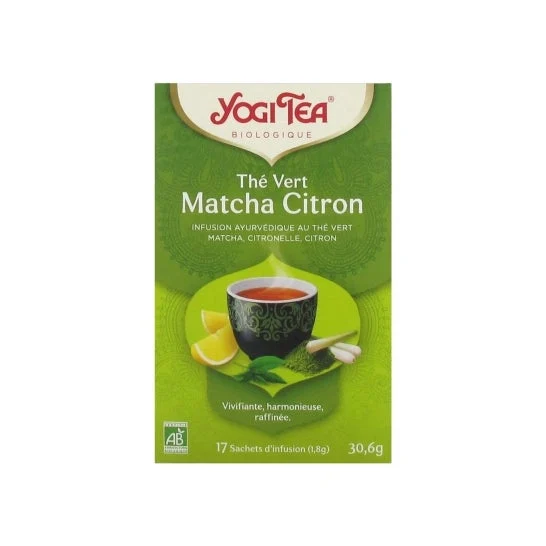 Yogi Tea Tè Verde Matcha Limone 17 Bustine